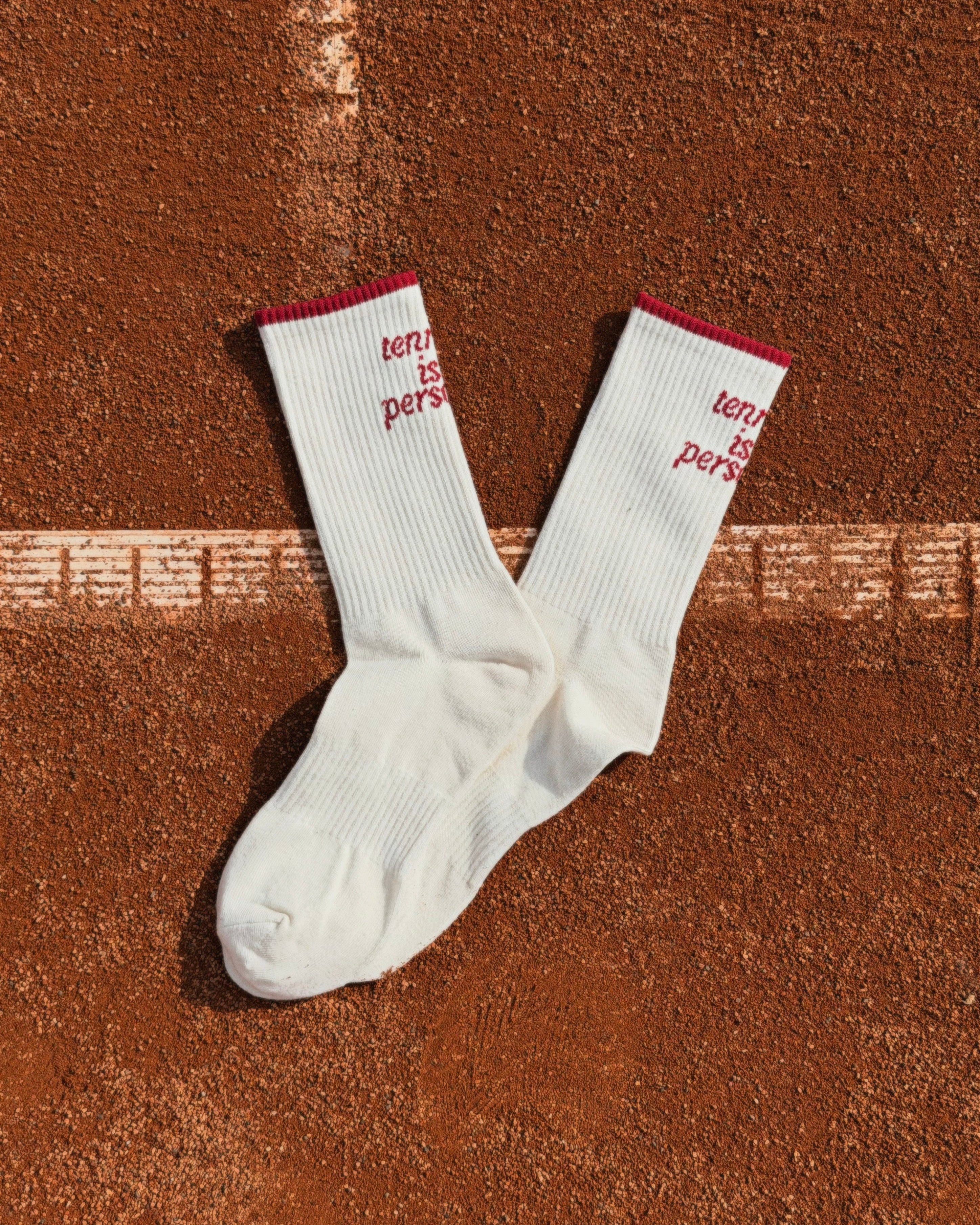"tennis is personal" tennis socks