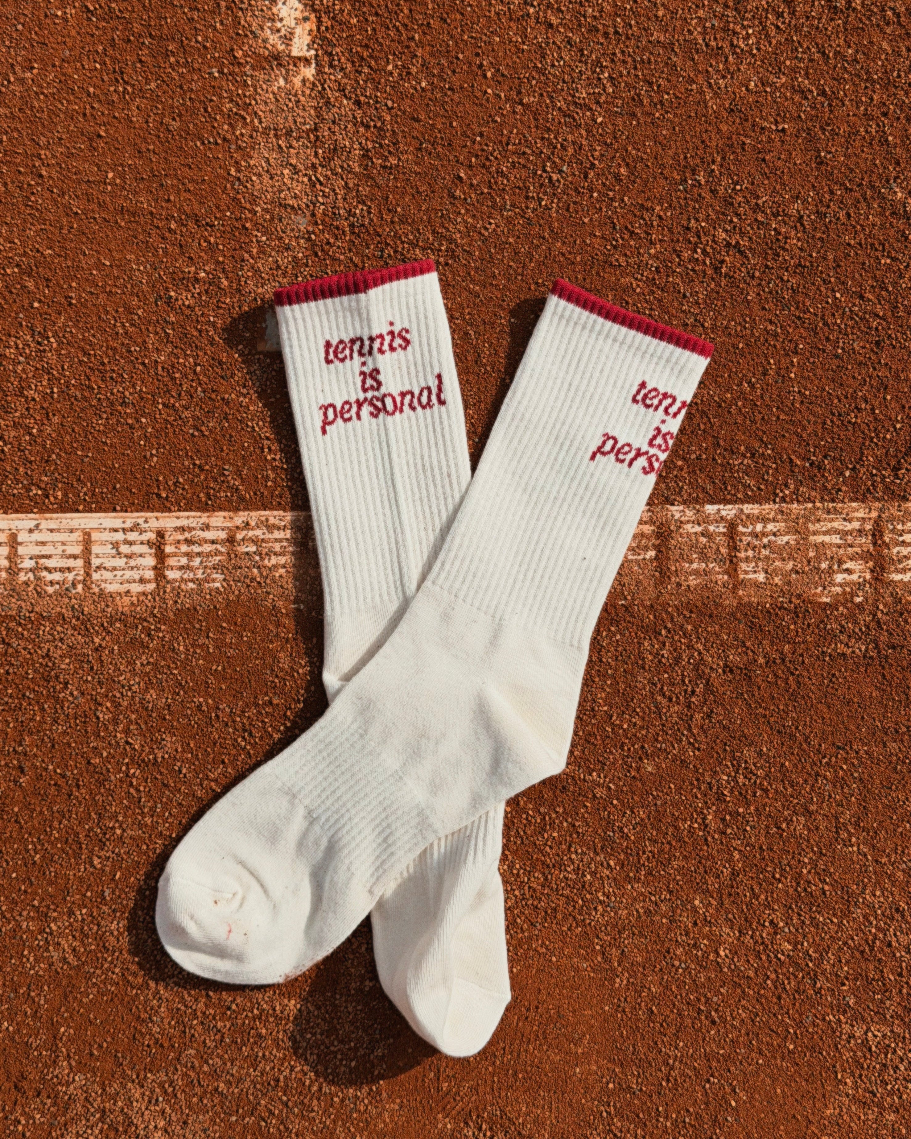 "tennis is personal" tennis socks