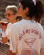 “this is my social life” clay tee