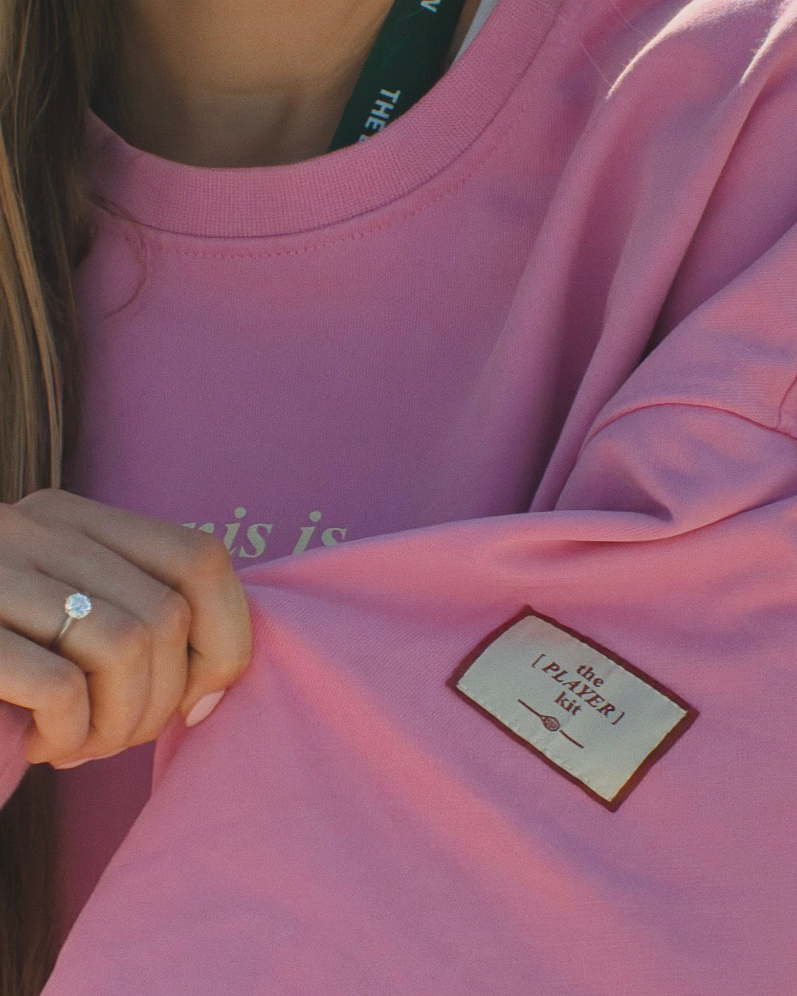 “personal.” court crewneck