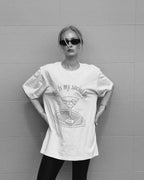 “this is my social life" strawberry cream tee