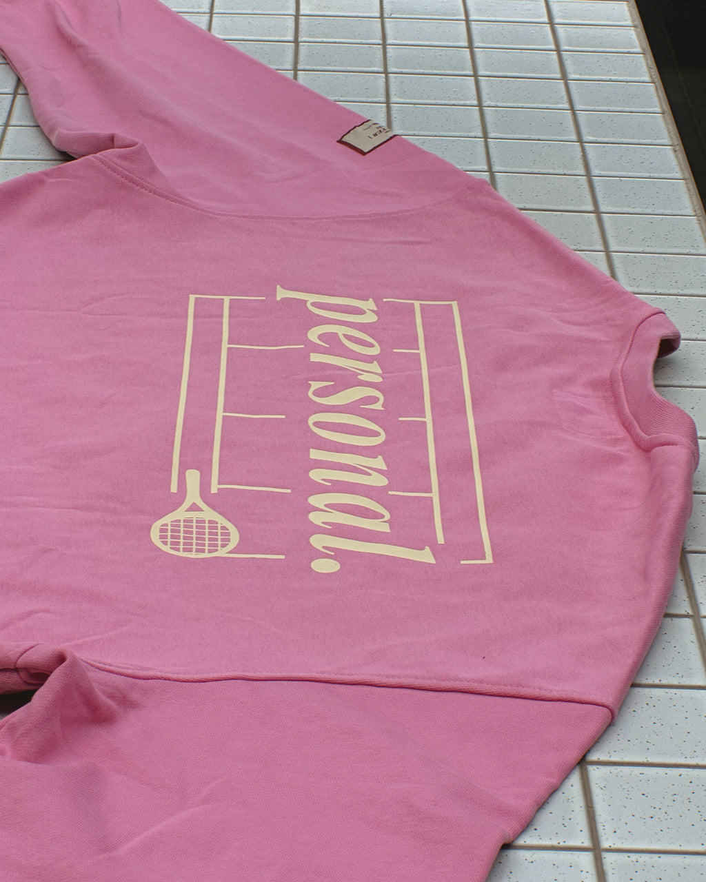 “personal.” court crewneck